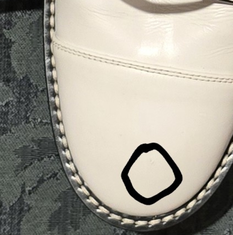 White Combat Boots with Leather Upper - Picture 15 of 15